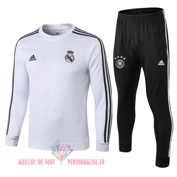 Maillot Om Pas Cher adidas De Laine Survêtements Enfant Real Madrid 18-19 Noir Blanc Noir