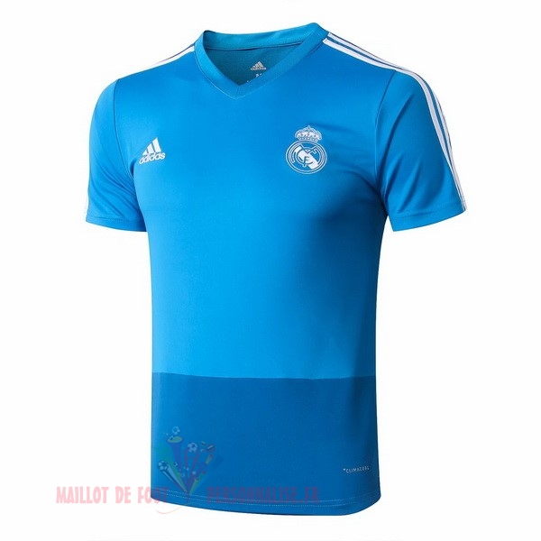 Maillot Om Pas Cher adidas Entrainement Real Madrid 2018 2019 Bleu Clair