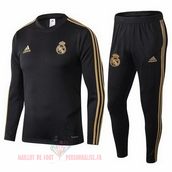 Maillot Om Pas Cher adidas Survêtements Real Madrid 2019 2020 Noir Or