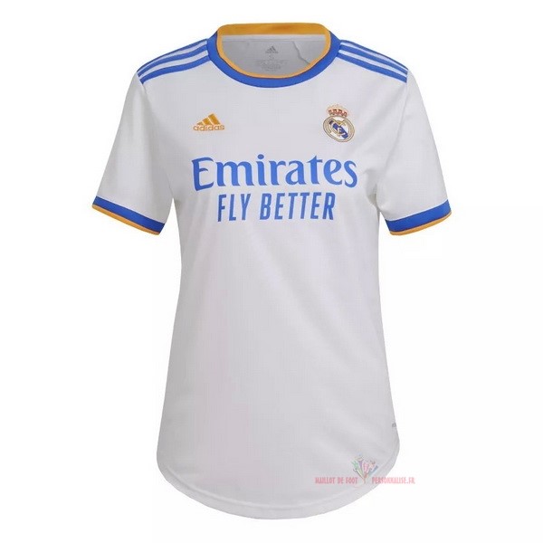 Maillot Om Pas Cher adidas Domicile Maillot Femme Real Madrid 2021 2022 Blanc