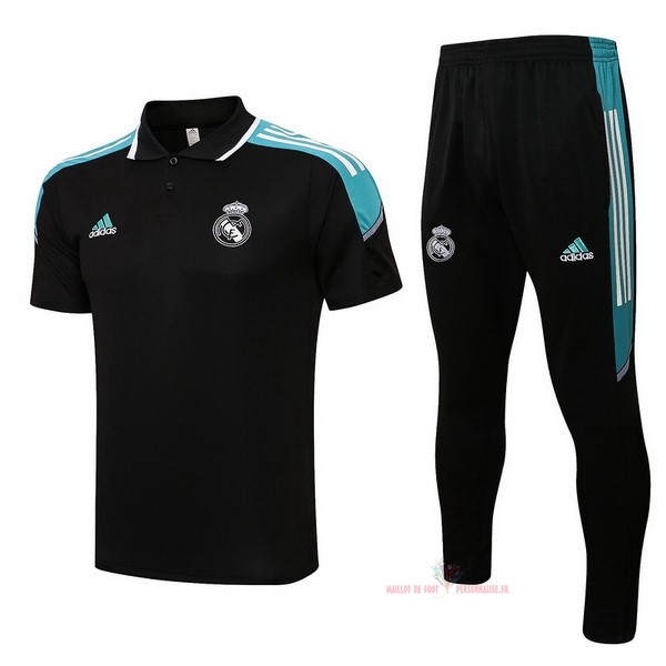 Maillot Om Pas Cher adidas Ensemble Complet Polo Real Madrid 2022 2023 Noir Vert