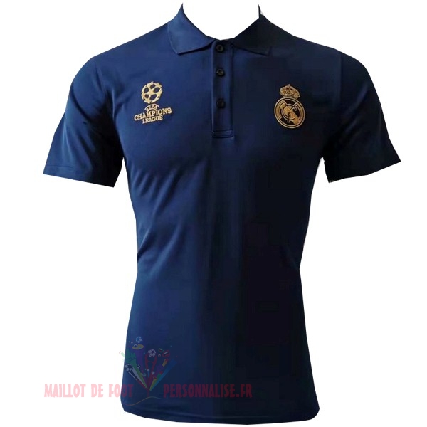 Maillot Om Pas Cher adidas Polo Real Madrid 2019 2020 Bleu Jaune