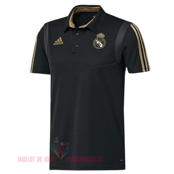 Maillot Om Pas Cher adidas Polo Real Madrid 2019 2020 Noir Jaune