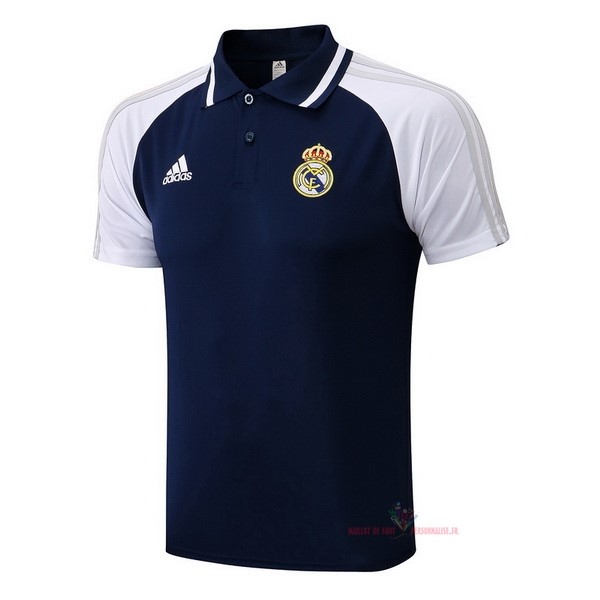 Maillot Om Pas Cher adidas Polo Real Madrid 2022 2023 Noir Blanc