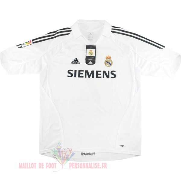 Maillot Om Pas Cher Adidas DomiChili Maillot Real Madrid Vintage 2005 2006 Blanc