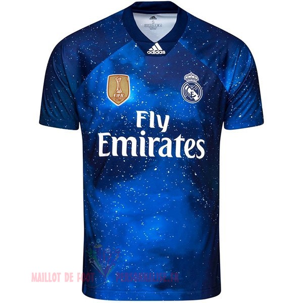 Maillot Om Pas Cher Adidas Ea Sport Maillot Real Madrid 2018 2019 Bleu Marine