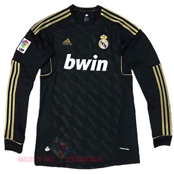 Maillot Om Pas Cher Adidas Exterieur Maillot Manches Longues Real Madrid Vintage 2011 2012 Noir