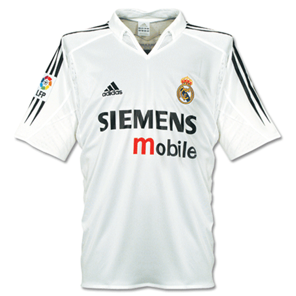 Maillot Om Pas Cher adidas Domicile Maillots Real Madrid Rétro 2004 2005 Blanc