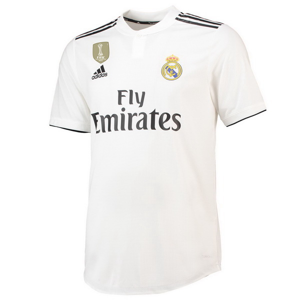 Maillot Om Pas Cher adidas Thailande Domicile Maillots Real Madrid 2018 2019 Blanc
