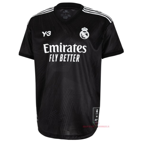 Maillot Om Pas Cher Y·3 Thailande Fourth Joueurs Maillot Real Madrid 2021 2022 Noir
