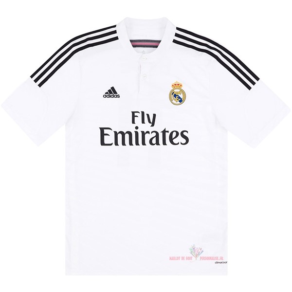 Maillot Om Pas Cher adidas Domicile Camiseta Real Madrid Rétro 2014 2015 Blanc