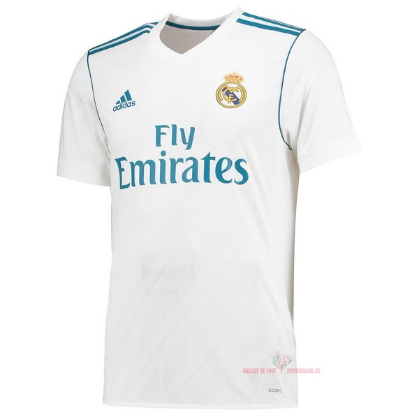 Maillot Om Pas Cher adidas Domicile Camiseta Real Madrid Rétro 2017 2018 Blanc