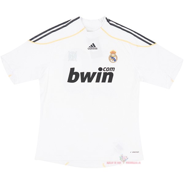 Maillot Om Pas Cher adidas Domicile Maillot Real Madrid Rétro 2009 2010 Blanc