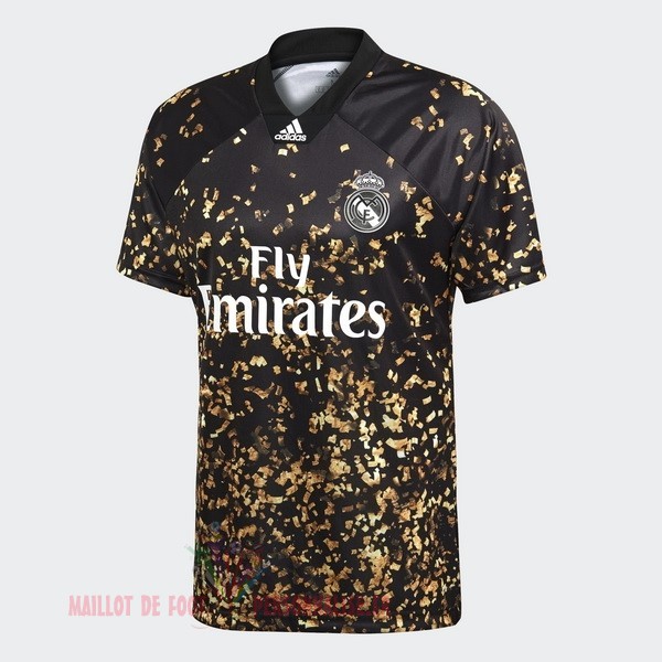 Maillot Om Pas Cher adidas EA Sport Maillot Real Madrid 2019 2020 Jaune Noir
