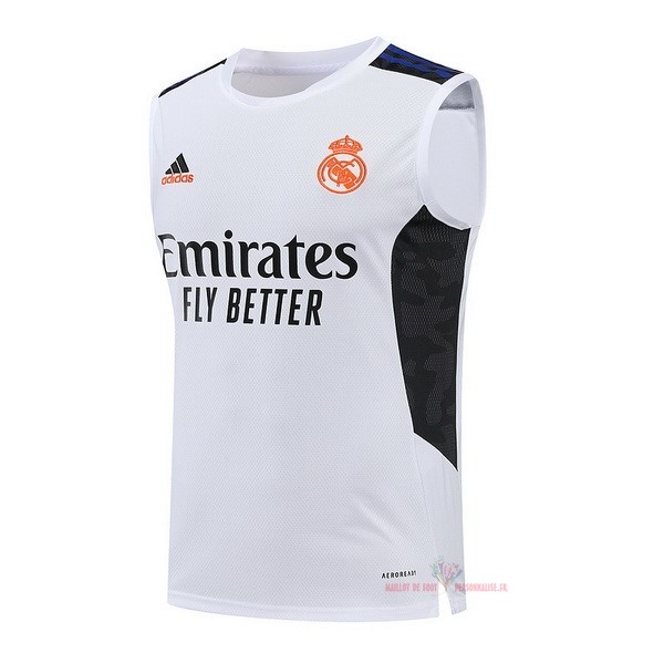 Maillot Om Pas Cher adidas Maillot Sin Mangas Real Madrid 2022 2023 Blanc Noir