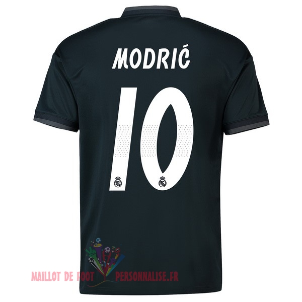 Maillot Om Pas Cher adidas NO.10 Modric Exterieur Maillots Real Madrid 18-19 Noir
