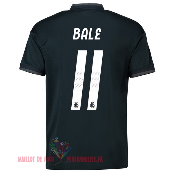 Maillot Om Pas Cher adidas NO.11 Bale Exterieur Maillots Real Madrid 18-19 Noir