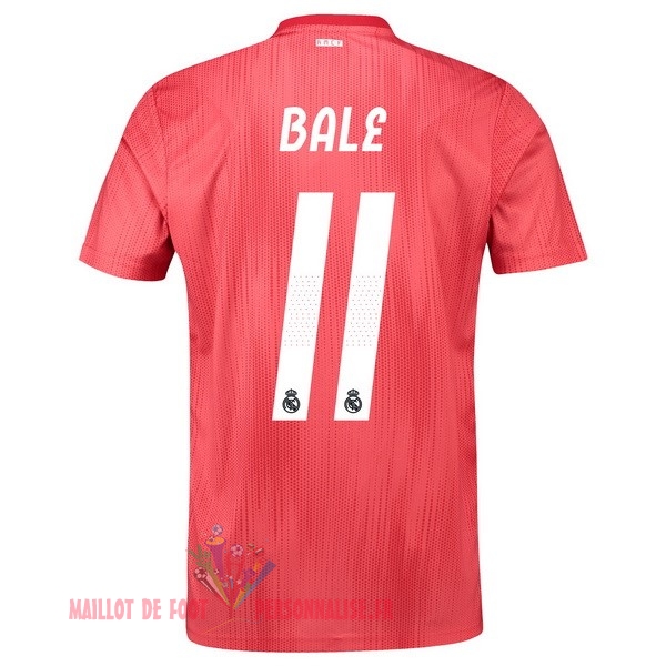 Maillot Om Pas Cher adidas NO.11 Bale Third Maillots Real Madrid 18-19 Rouge