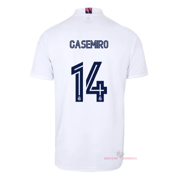 Maillot Om Pas Cher adidas NO.14 Casemiro Domicile Maillot Real Madrid 2020 2021 Blanc