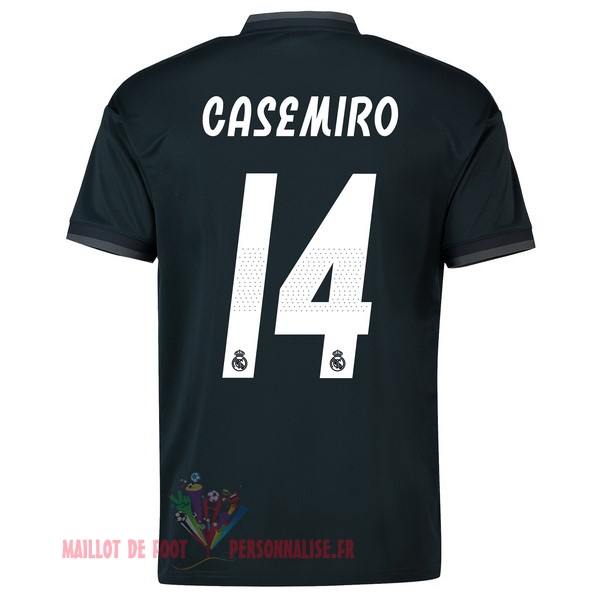 Maillot Om Pas Cher adidas NO.14 Casemiro Exterieur Maillots Real Madrid 18-19 Noir