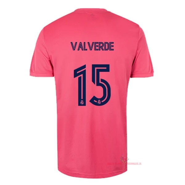 Maillot Om Pas Cher adidas NO.15 ValVert Exterieur Maillot Real Madrid 2020 2021 Rose