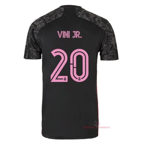 Maillot Om Pas Cher adidas NO.20 Vini Jr. Third Maillot Real Madrid 2020 2021 Noir