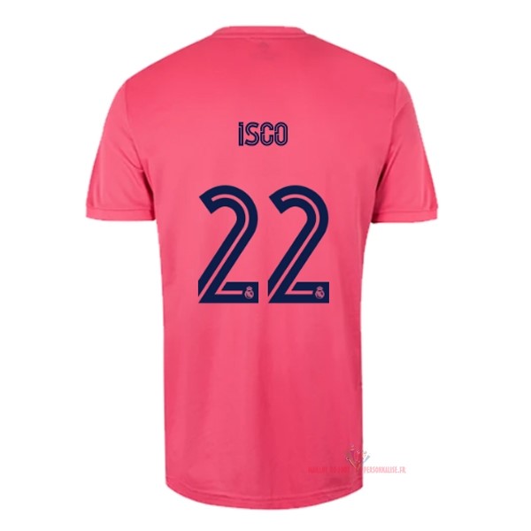 Maillot Om Pas Cher adidas NO.22 Isco Exterieur Maillot Real Madrid 2020 2021 Rose