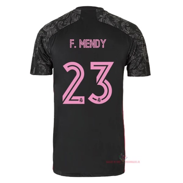 Maillot Om Pas Cher adidas NO.23 F. Mendy Third Maillot Real Madrid 2020 2021 Noir
