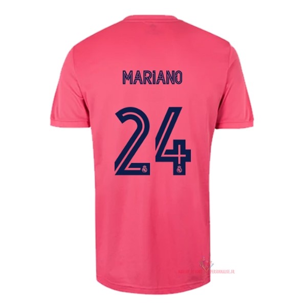 Maillot Om Pas Cher adidas NO.24 Mariano Exterieur Maillot Real Madrid 2020 2021 Rose