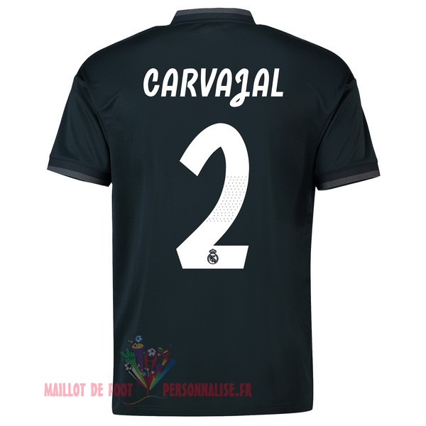 Maillot Om Pas Cher adidas NO.2 Carvajal Exterieur Maillots Real Madrid 18-19 Noir