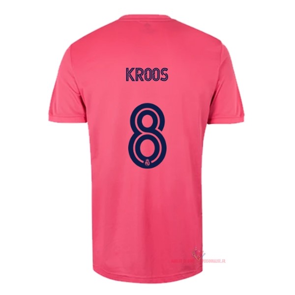 Maillot Om Pas Cher adidas NO.8 Kroos Exterieur Maillot Real Madrid 2020 2021 Rose