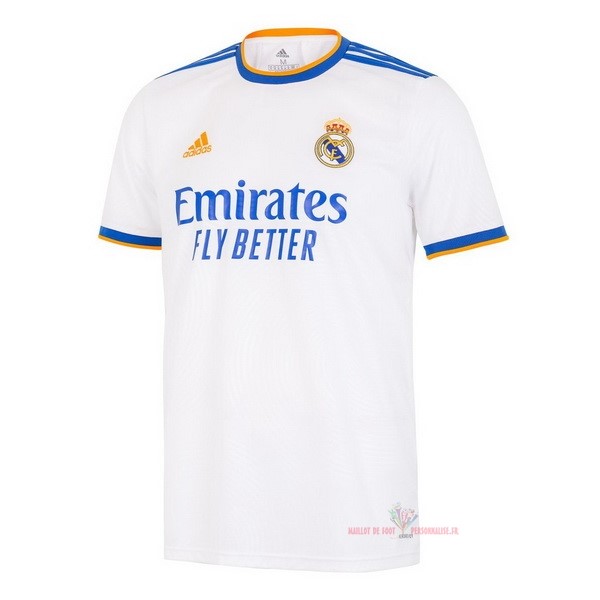 Maillot Om Pas Cher adidas Thailande Domicile Maillot Real Madrid 2021 2022 Blanc