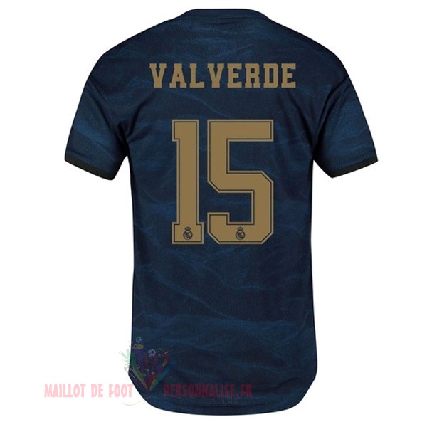 Maillot Om Pas Cher adidas NO.15 ValVert Exterieur Maillot Real Madrid 2019 2020 Bleu
