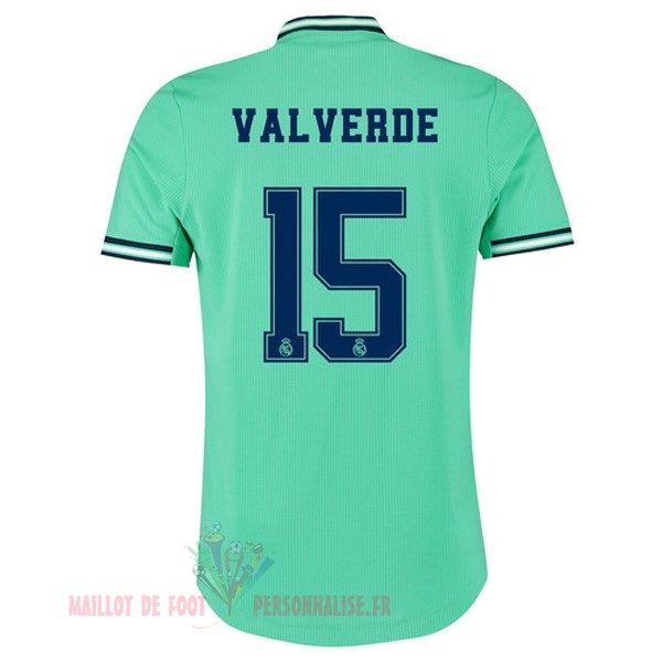 Maillot Om Pas Cher adidas NO.15 ValVert Third Maillot Real Madrid 2019 2020 Vert