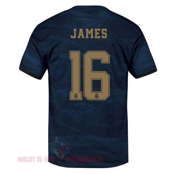 Maillot Om Pas Cher adidas NO.16 James Exterieur Maillot Real Madrid 2019 2020 Bleu