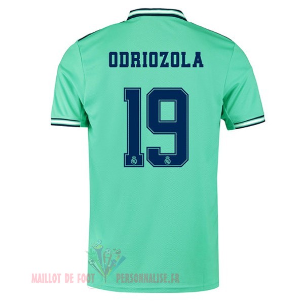 Maillot Om Pas Cher adidas NO.19 Odriozola Third Maillot Real Madrid 2019 2020 Vert