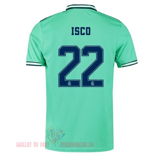 Maillot Om Pas Cher adidas NO.22 Isco Third Maillot Real Madrid 2019 2020 Vert