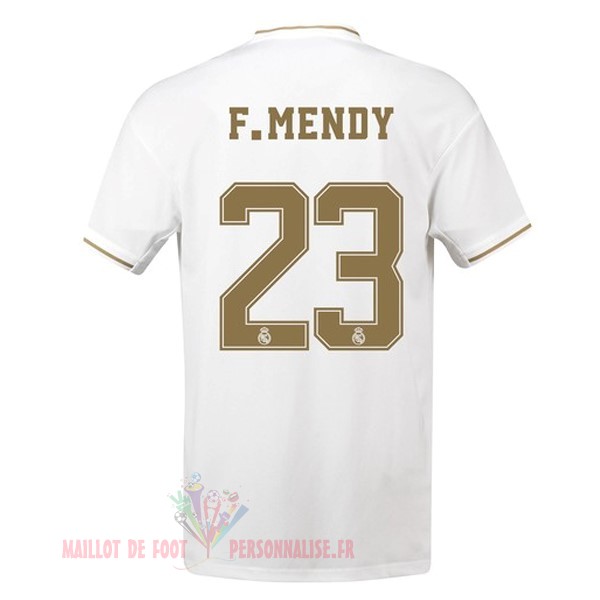 Maillot Om Pas Cher adidas NO.23 F.Mendy Domicile Maillot Real Madrid 2019 2020 Blanc