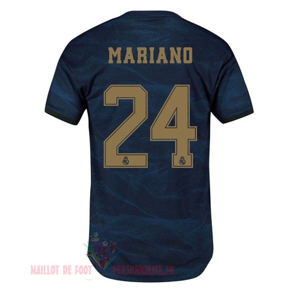 Maillot Om Pas Cher adidas NO.24 Mariano Exterieur Maillot Real Madrid 2019 2020 Bleu