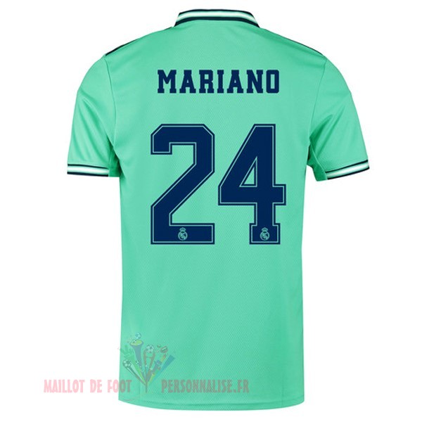 Maillot Om Pas Cher adidas NO.24 Mariano Third Maillot Real Madrid 2019 2020 Vert