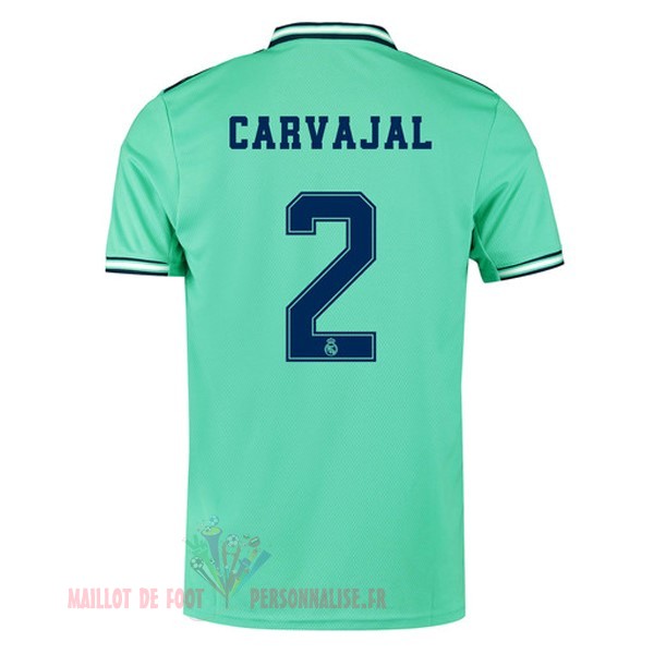 Maillot Om Pas Cher adidas NO.2 Carvajal Third Maillot Real Madrid 2019 2020 Vert