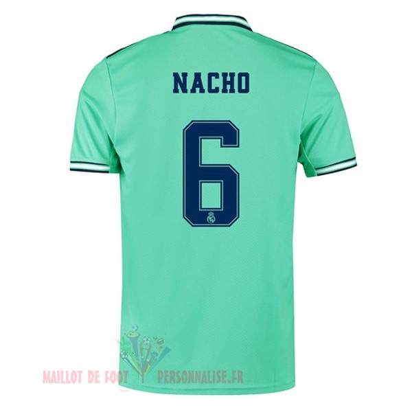 Maillot Om Pas Cher adidas NO.6 Nacho Third Maillot Real Madrid 2019 2020 Vert