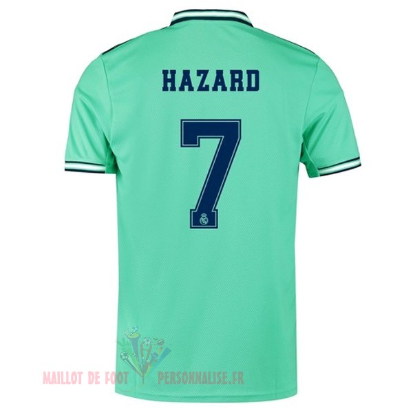 Maillot Om Pas Cher adidas NO.7 Hazard Third Maillot Real Madrid 2019 2020 Vert