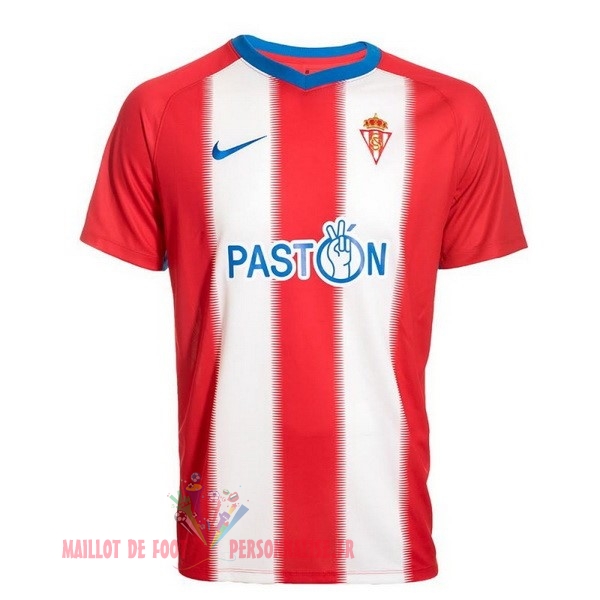 Maillot Om Pas Cher Nike Domicile Maillots Real Sporting de Gijón 2018-2019 Rouge