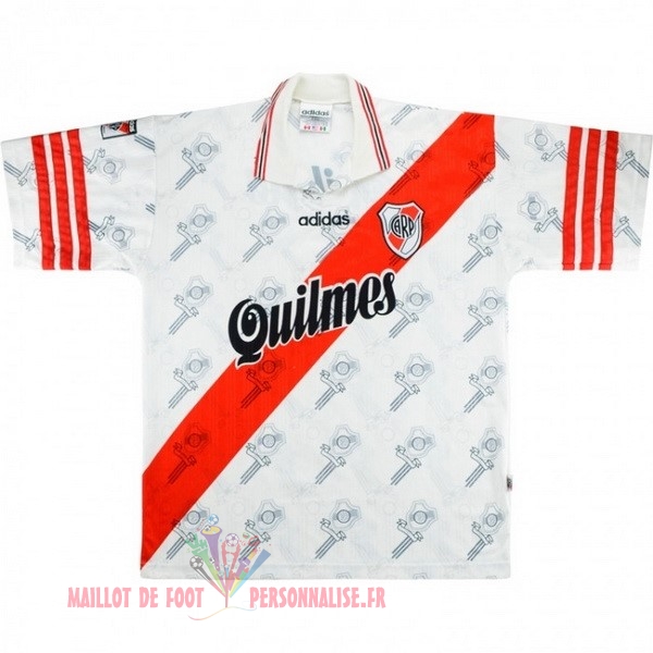 Maillot Om Pas Cher adidas Domicile Maillots River Plate Rétro 1996 Blanc