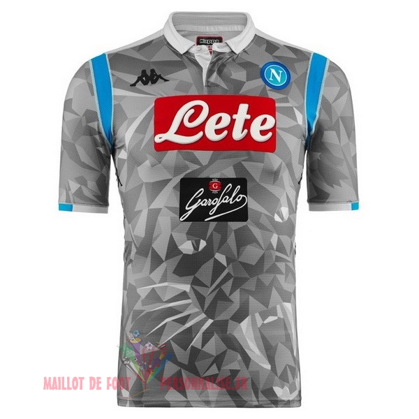 Maillot Om Pas Cher Kappa Third Maillots Naples 2018-2019 Gris