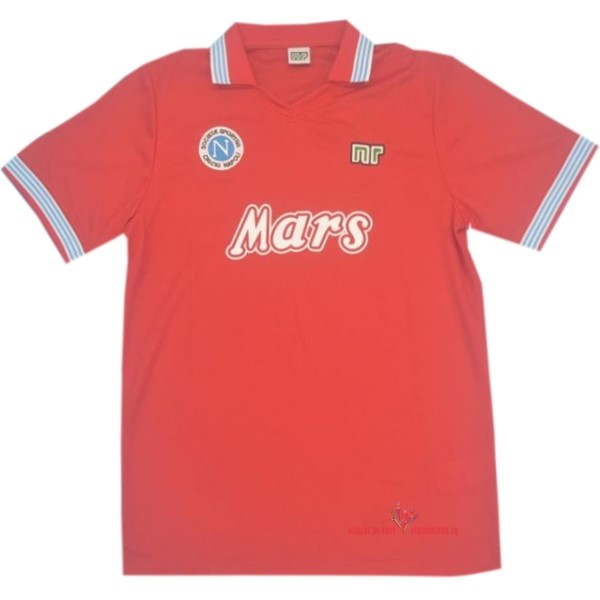 Maillot Om Pas Cher Nike Third Maillot Naples Rétro 1988 1989 Rouge