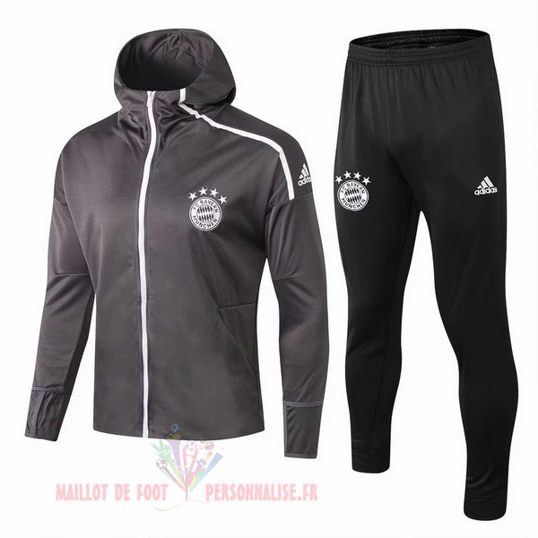 Maillot Om Pas Cher Adidas Survêtements Bayern Munich 2018 2019 Gris Blanc