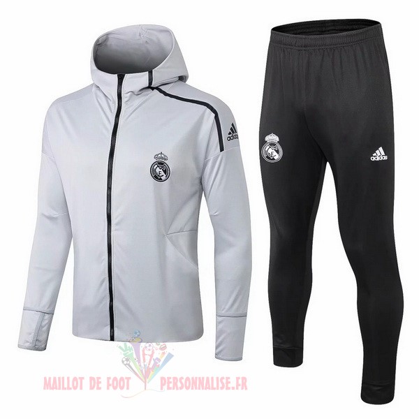 Maillot Om Pas Cher Adidas Survêtements Real Madrid 2018 2019 Gris Noir