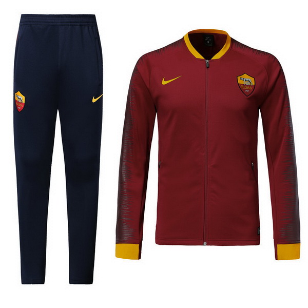 Maillot Om Pas Cher Nike Survêtements AS Roma 2018 2019 Rouge Marine